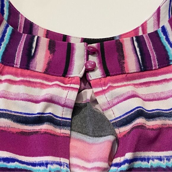 Women's Lane Bryant Horizon Stripes Halter Top/Tunic Size 18-20 - Picture 10 of 14